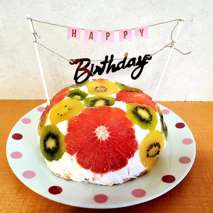 バースデードームケーキ レシピ 作り方 By Rowooni 楽天レシピ バースデードームケーキ レシピ 作り方 By Rowooni 楽天レシピ